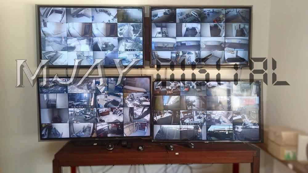 CCTV monitoring setup: Warehousing